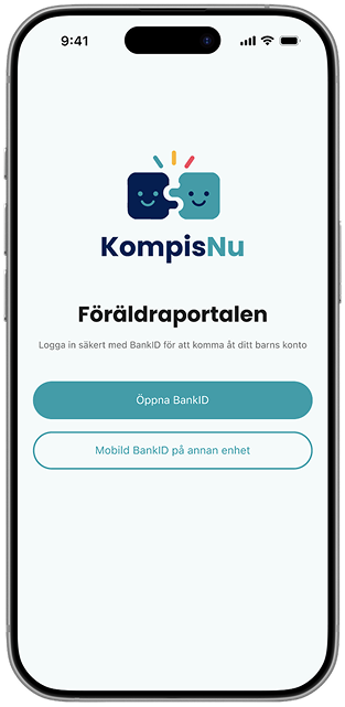 2. Föräldrar inloggning