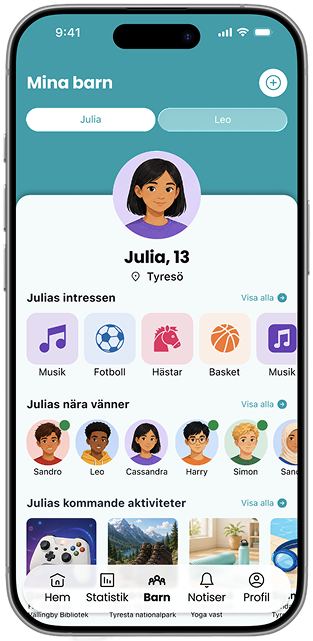 8. Ett av dina barn