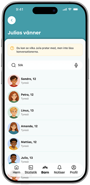 9. Se vem ditt barn pratar med